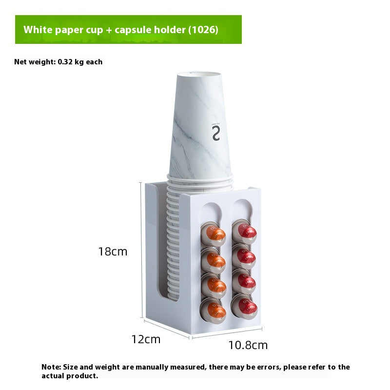 Porte Capsules de Café Rotatif en Acrylique - BMYANY