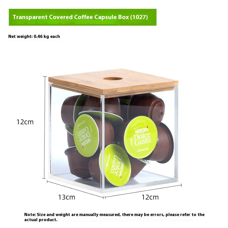 Porte Capsules de Café Rotatif en Acrylique - BMYANY