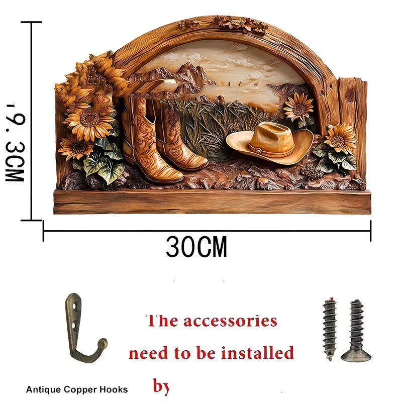 New Colorful Wooden Cabin Key Holder - BMYANY