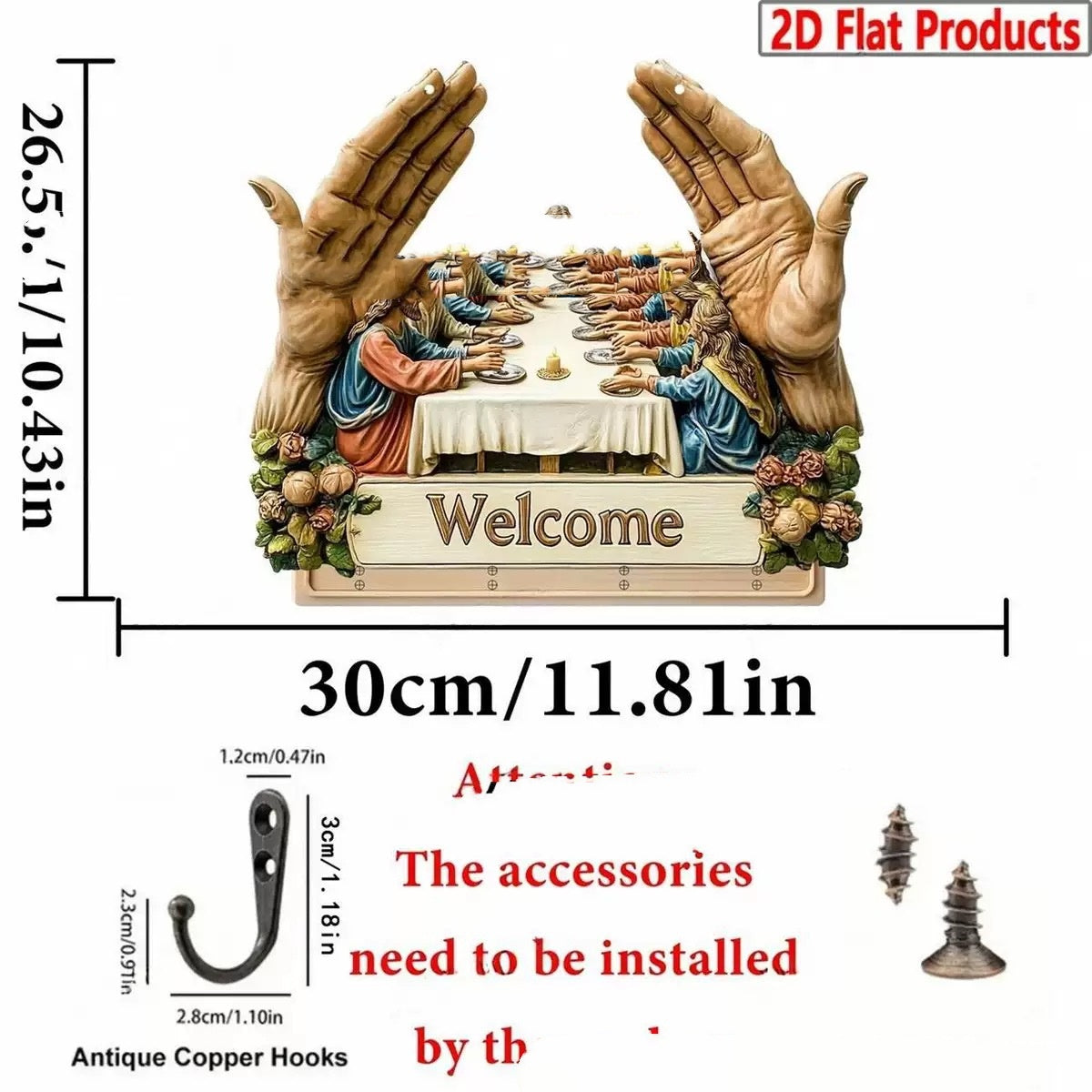 New Colorful Wooden Cabin Key Holder - BMYANY