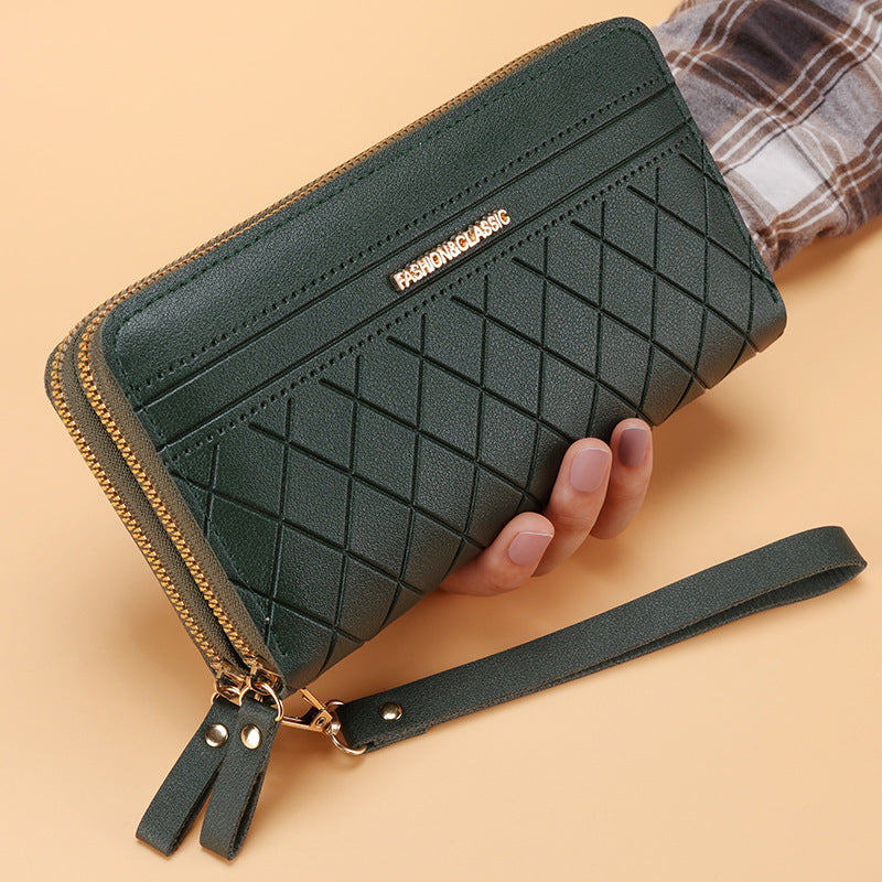 Portefeuille Long Femme Double Zip Multi-Cartes - BMYANY