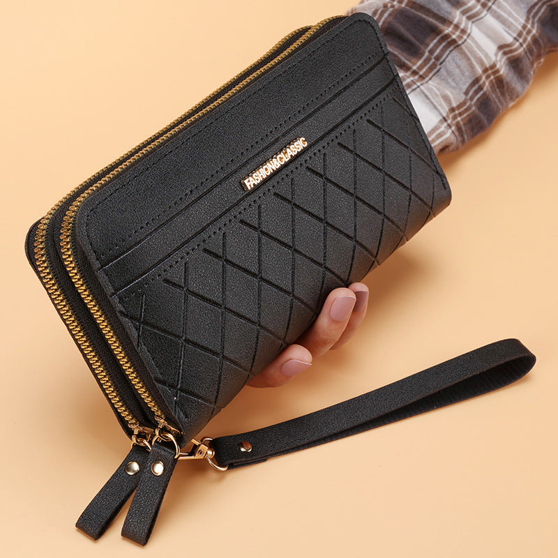 Portefeuille Long Femme Double Zip Multi-Cartes - BMYANY
