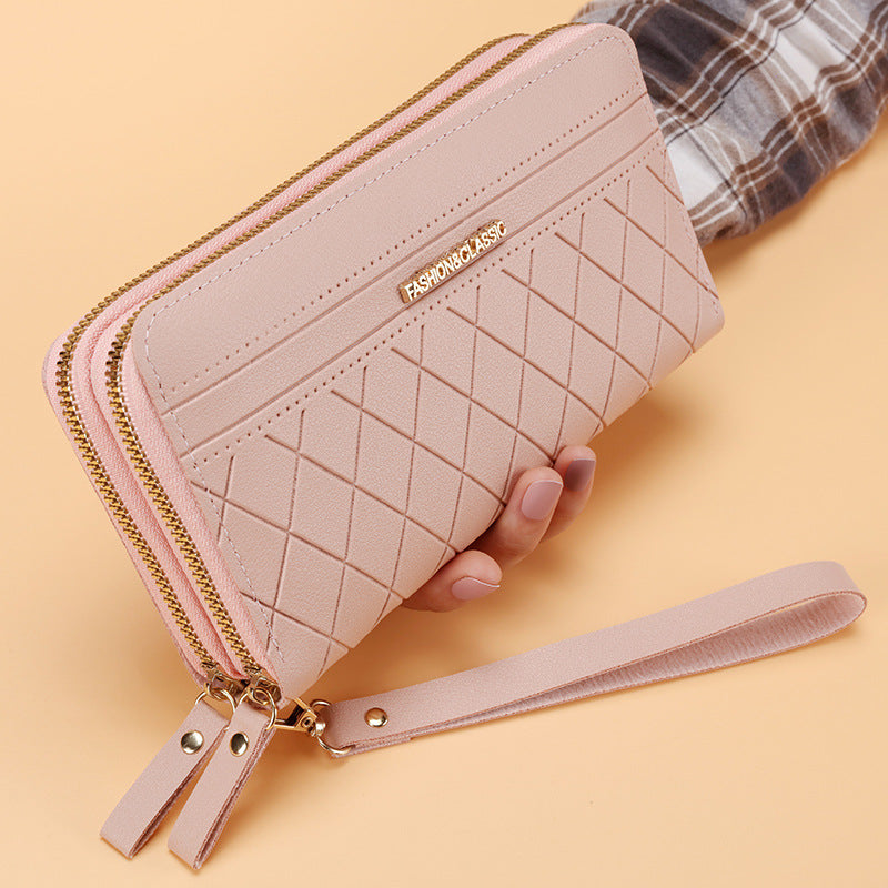 Portefeuille Long Femme Double Zip Multi-Cartes - BMYANY