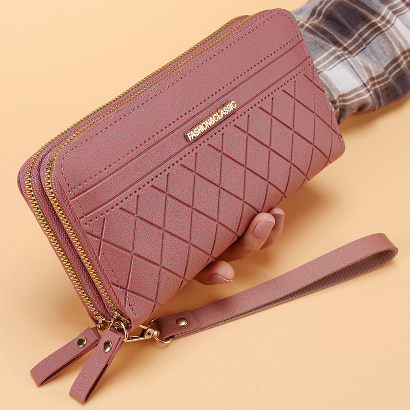 Portefeuille Long Femme Double Zip Multi-Cartes - BMYANY