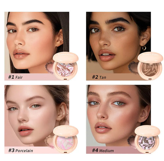 Poudre Illuminatrice Bronzante Naturelle - Contour Nez Blush Highlight - BMYANY