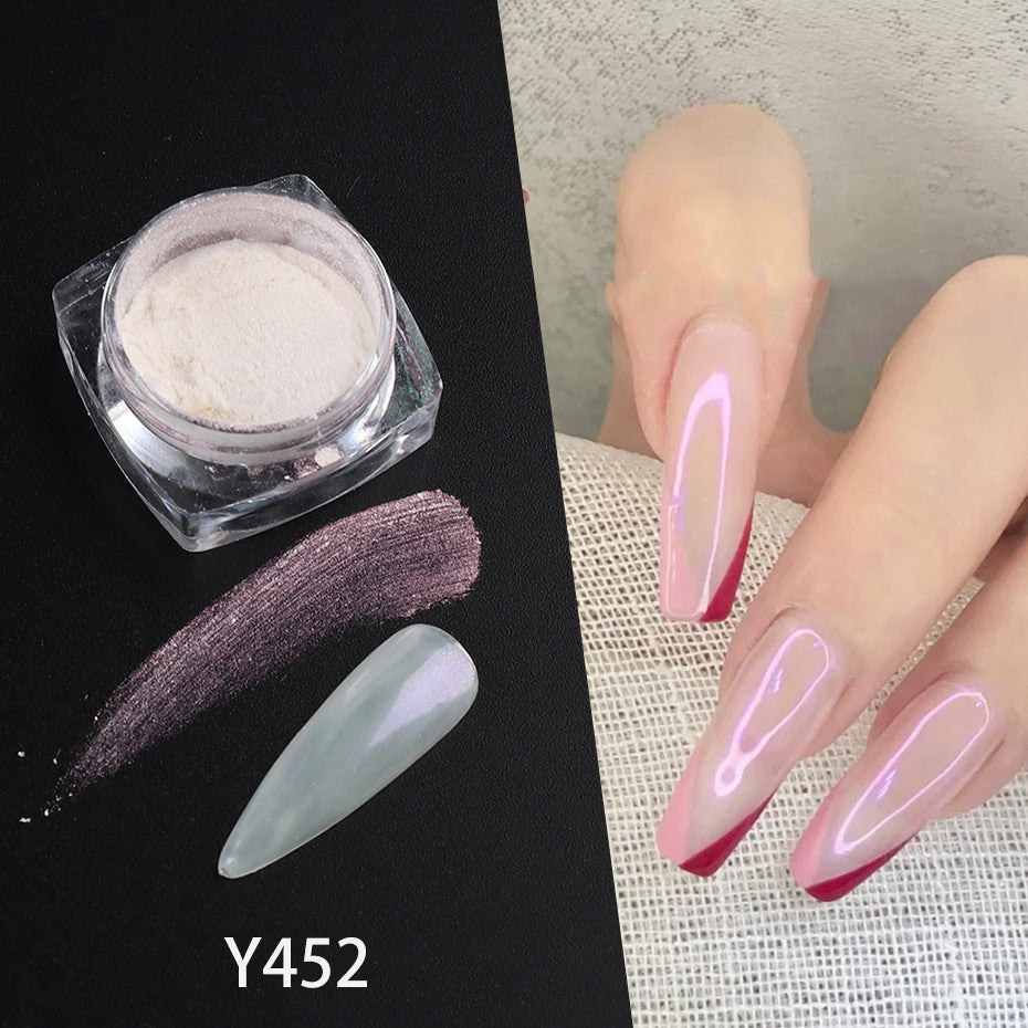 Poudre  ongles Art Aurora Pearl - Effet Clair de Lune - BMYANY