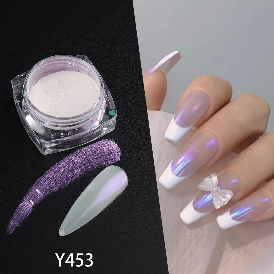 Poudre  ongles Art Aurora Pearl - Effet Clair de Lune - BMYANY