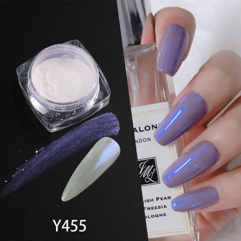 Poudre  ongles Art Aurora Pearl - Effet Clair de Lune - BMYANY