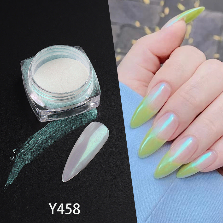 Poudre  ongles Art Aurora Pearl - Effet Clair de Lune - BMYANY
