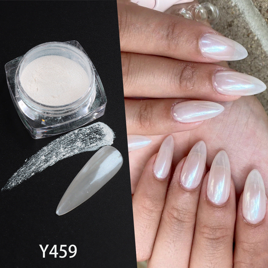 Poudre  ongles Art Aurora Pearl - Effet Clair de Lune - BMYANY