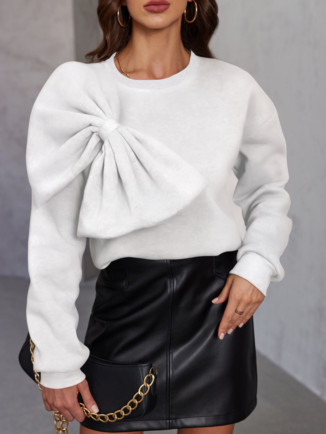 Pull Femme Ample Manches Longues Affinant Confortable - BMYANY