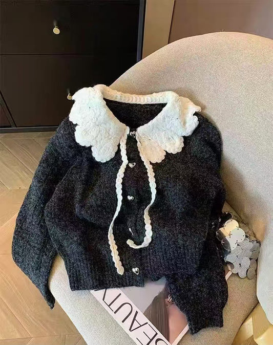 Pull Femmes  Col Claudine Style Français Collège - BMYANY