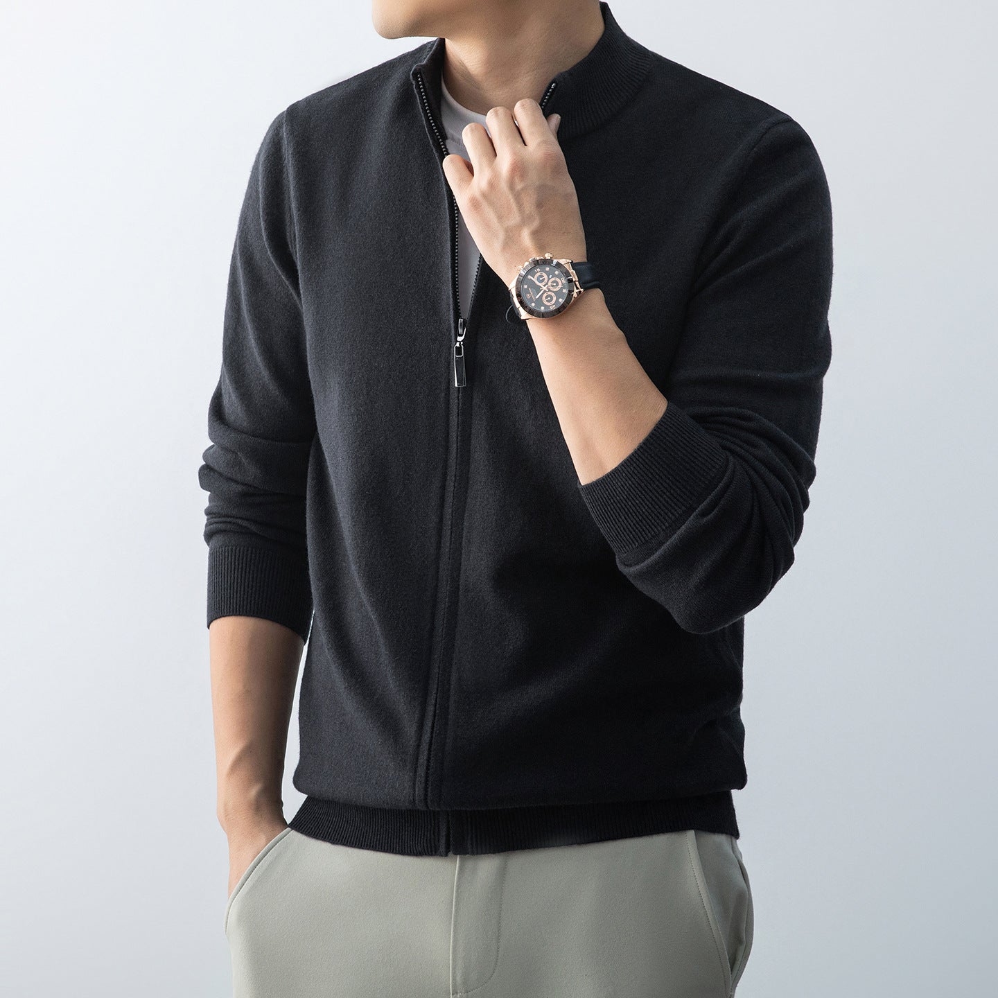 Pull Homme Col Montant - Style Décontracté Élégant - BMYANY