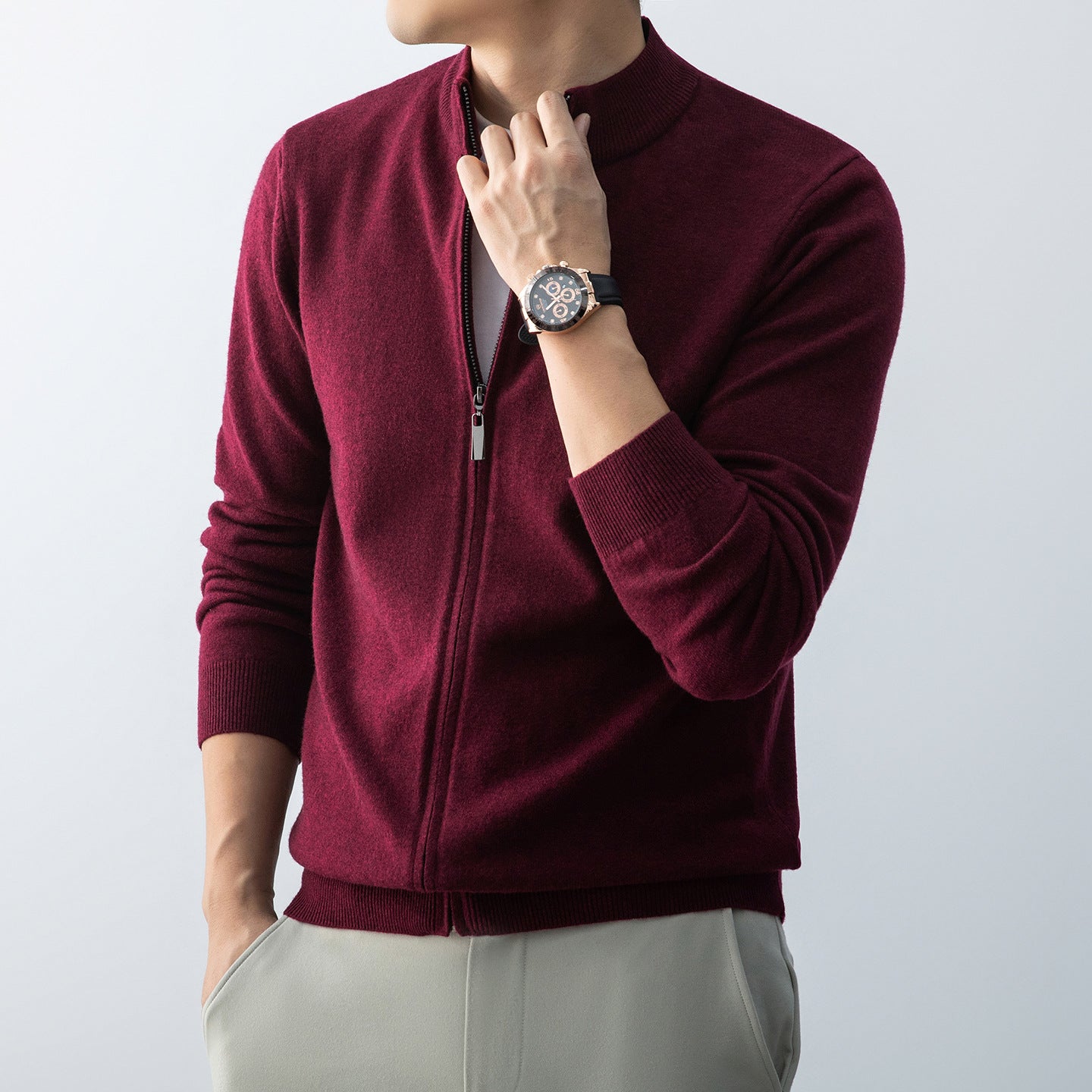 Pull Homme Col Montant - Style Décontracté Élégant - BMYANY