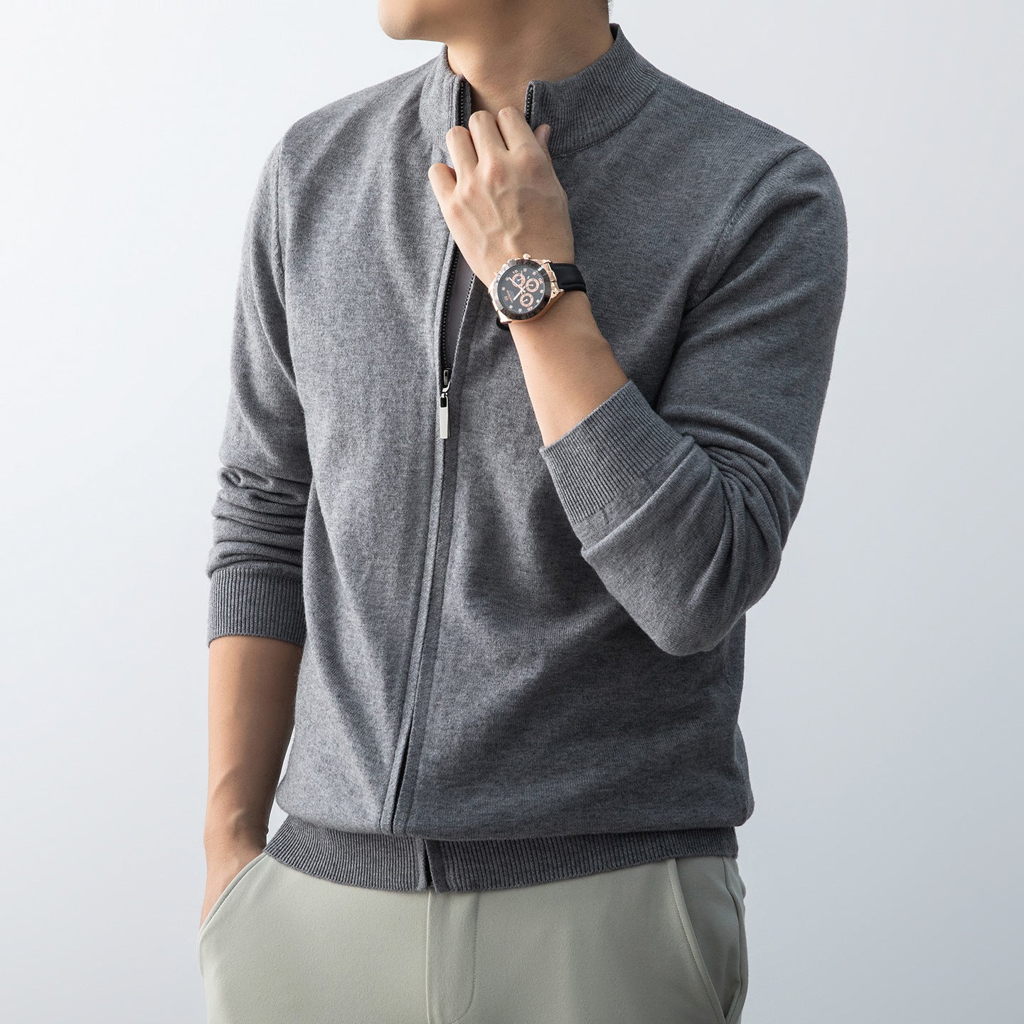 Pull Homme Col Montant - Style Décontracté Élégant - BMYANY