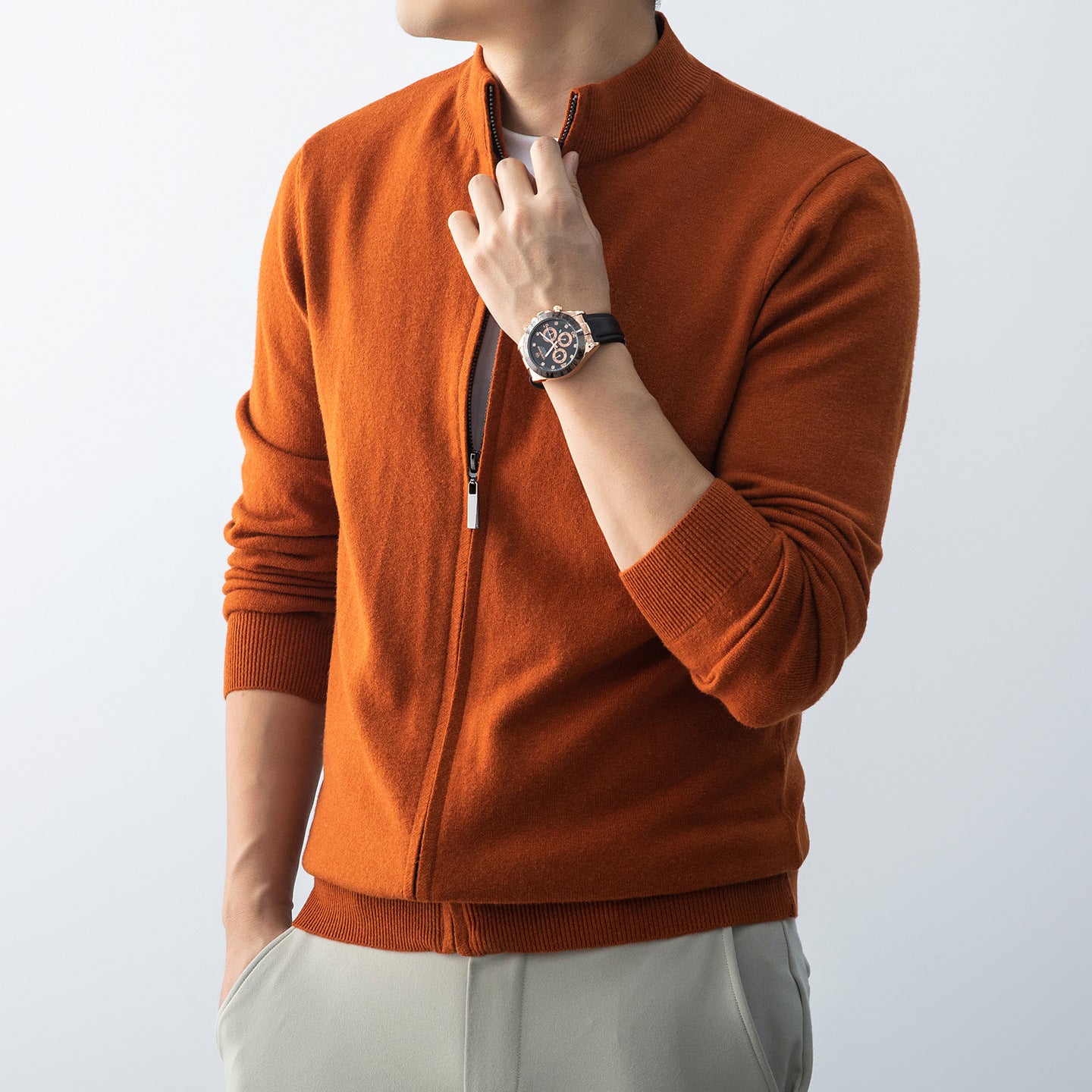 Pull Homme Col Montant - Style Décontracté Élégant - BMYANY