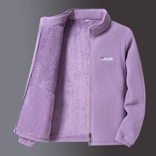Pull Polaire Épais Ample Col Montant pour Mamans - Manteau Confort - BMYANY