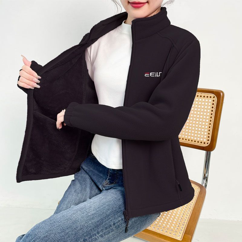 Pull Polaire Épais Ample Col Montant pour Mamans - Manteau Confort - BMYANY