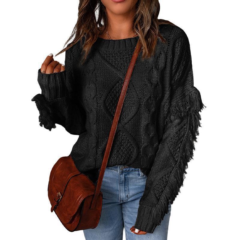 Pull Tricoté Col Rond Tendance Femme - BMYANY