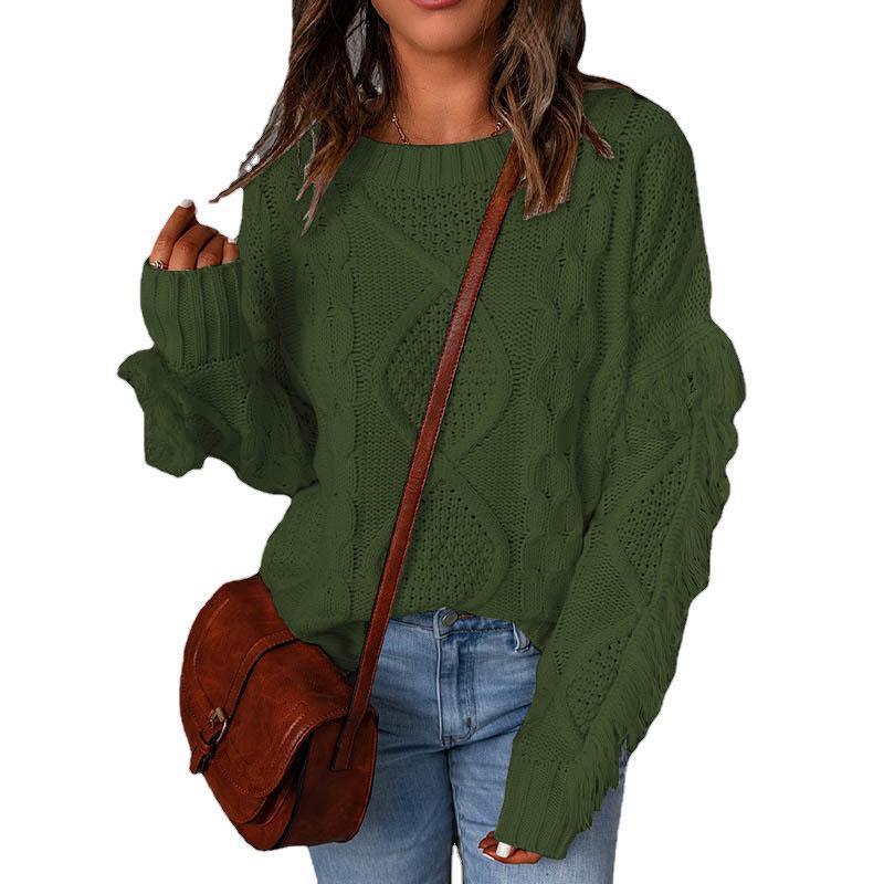 Pull Tricoté Col Rond Tendance Femme - BMYANY
