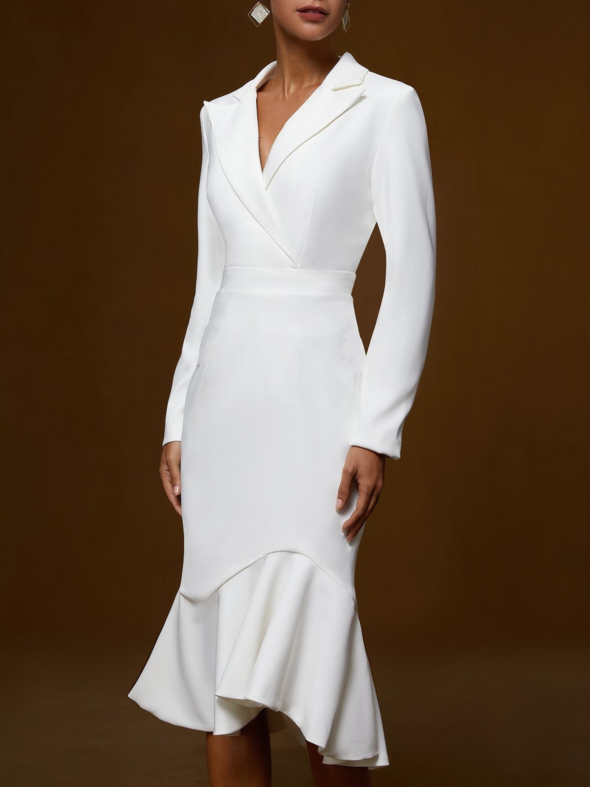 Robe sirène élégante et cintrée coupe sirène - BMYANY