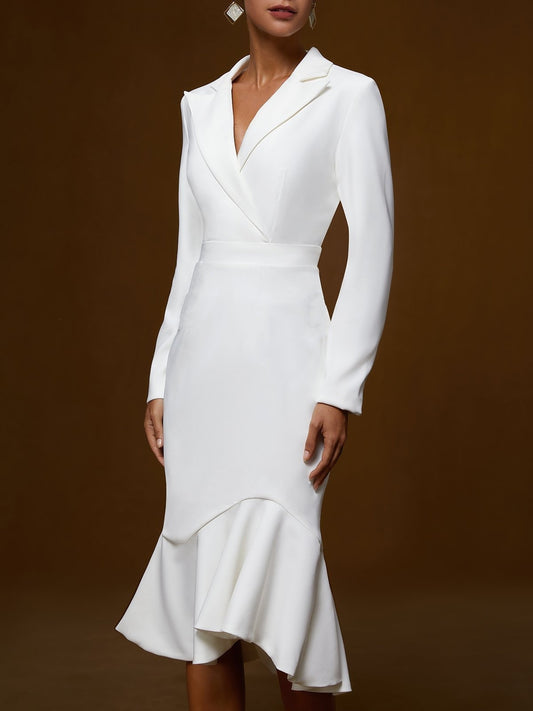 Robe sirène élégante et cintrée coupe sirène - BMYANY