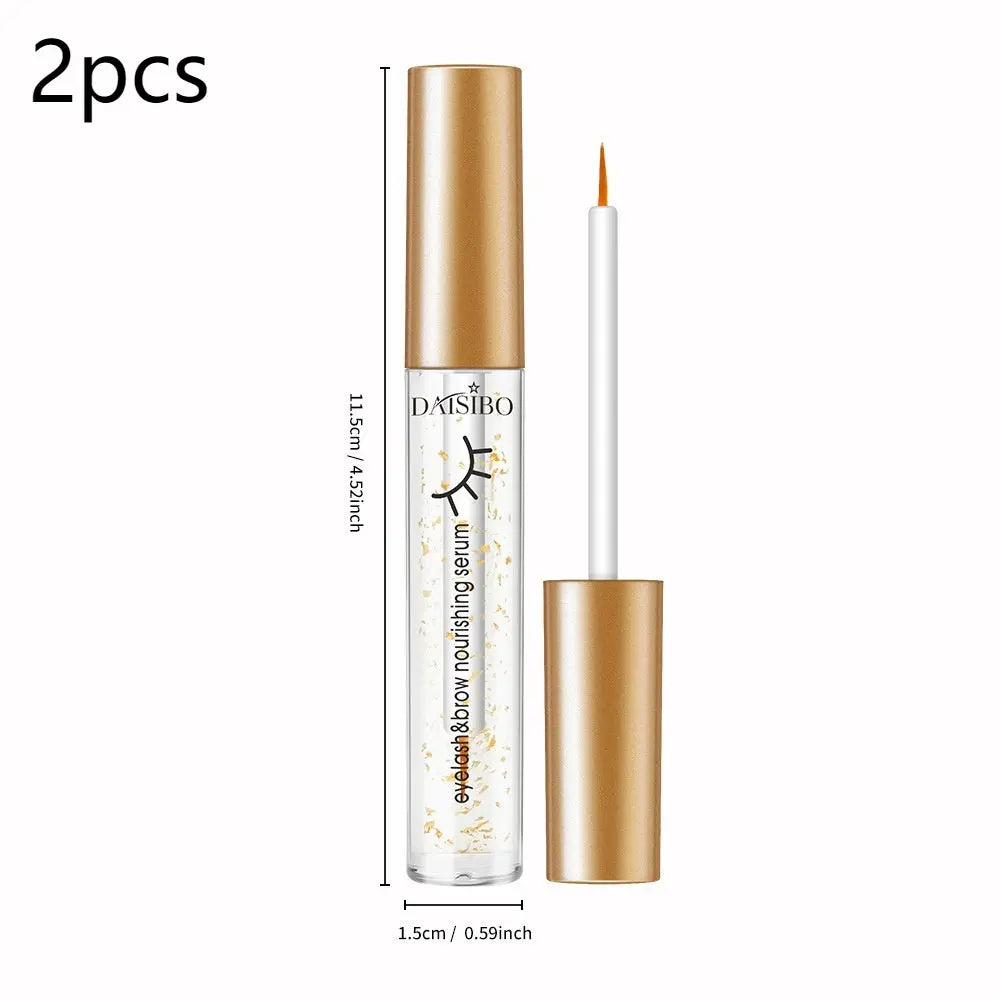 Sérum Croissance Cils Naturel - Cils Épais Noirs Dorés 5ml - BMYANY