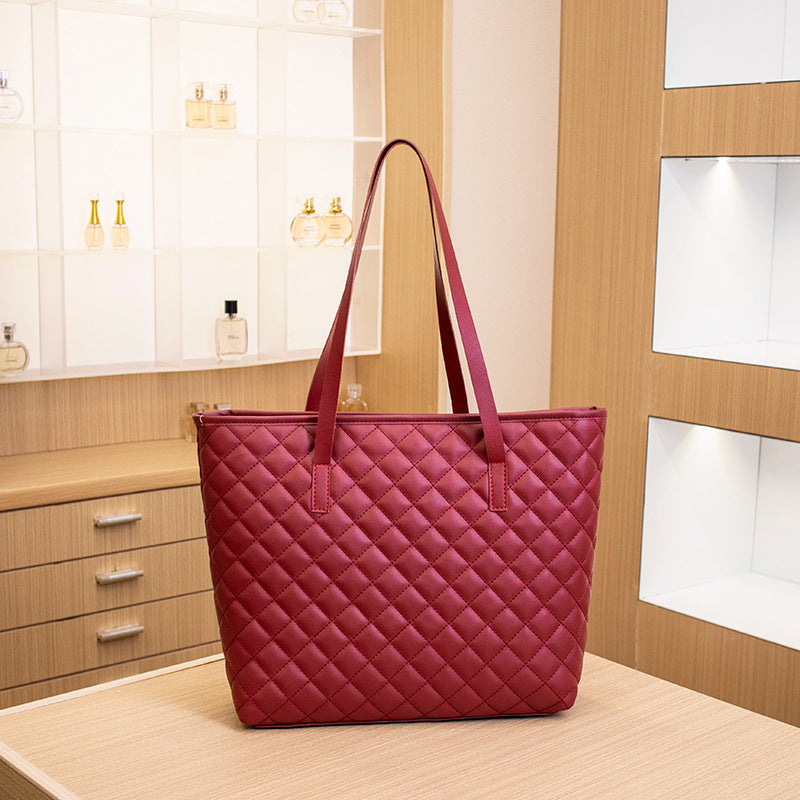 Sac à Bandoulière Femme Losange Tendance Portable - BMYANY
