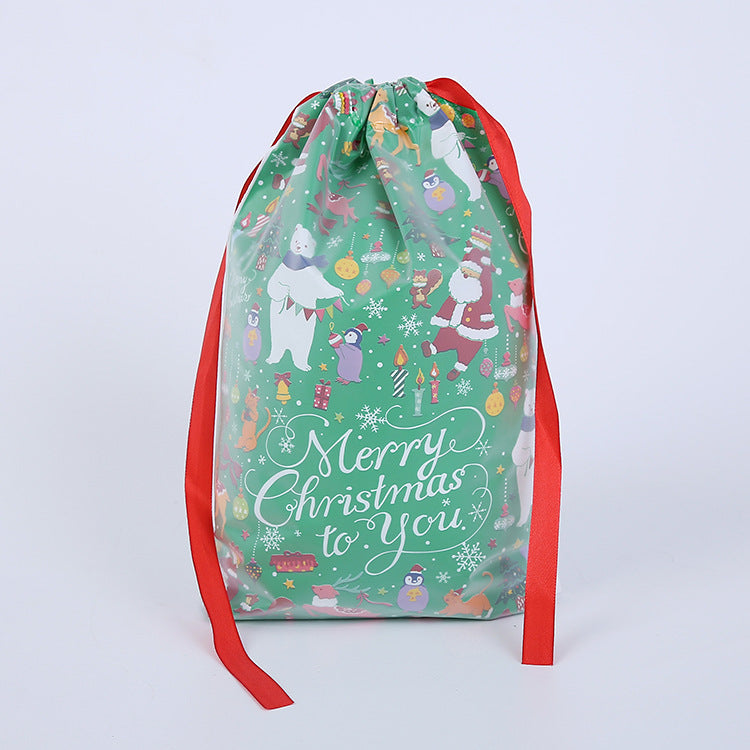 Sac Cadeau Noël avec Cordon de Serrage - BMYANY