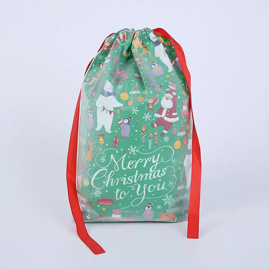 Sac Cadeau Noël avec Cordon de Serrage - BMYANY
