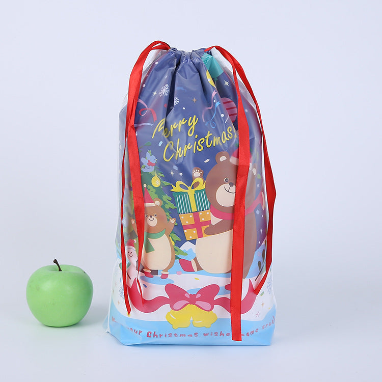 Sac Cadeau Noël avec Cordon de Serrage - BMYANY