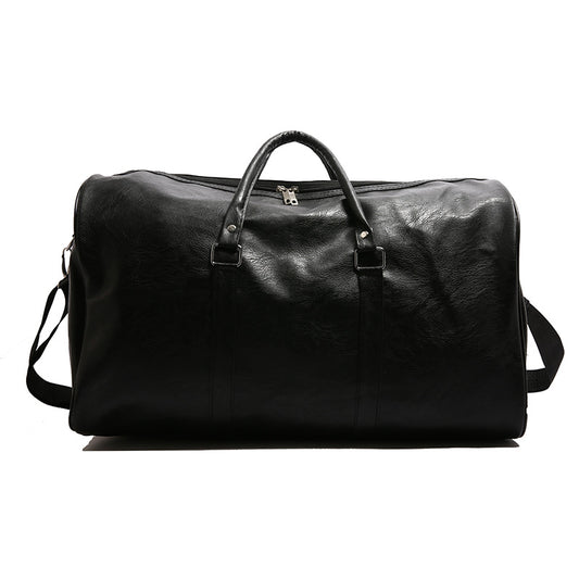 Sac de Voyage PU Texture Simple Couleur Unie Bandoulière - BMYANY