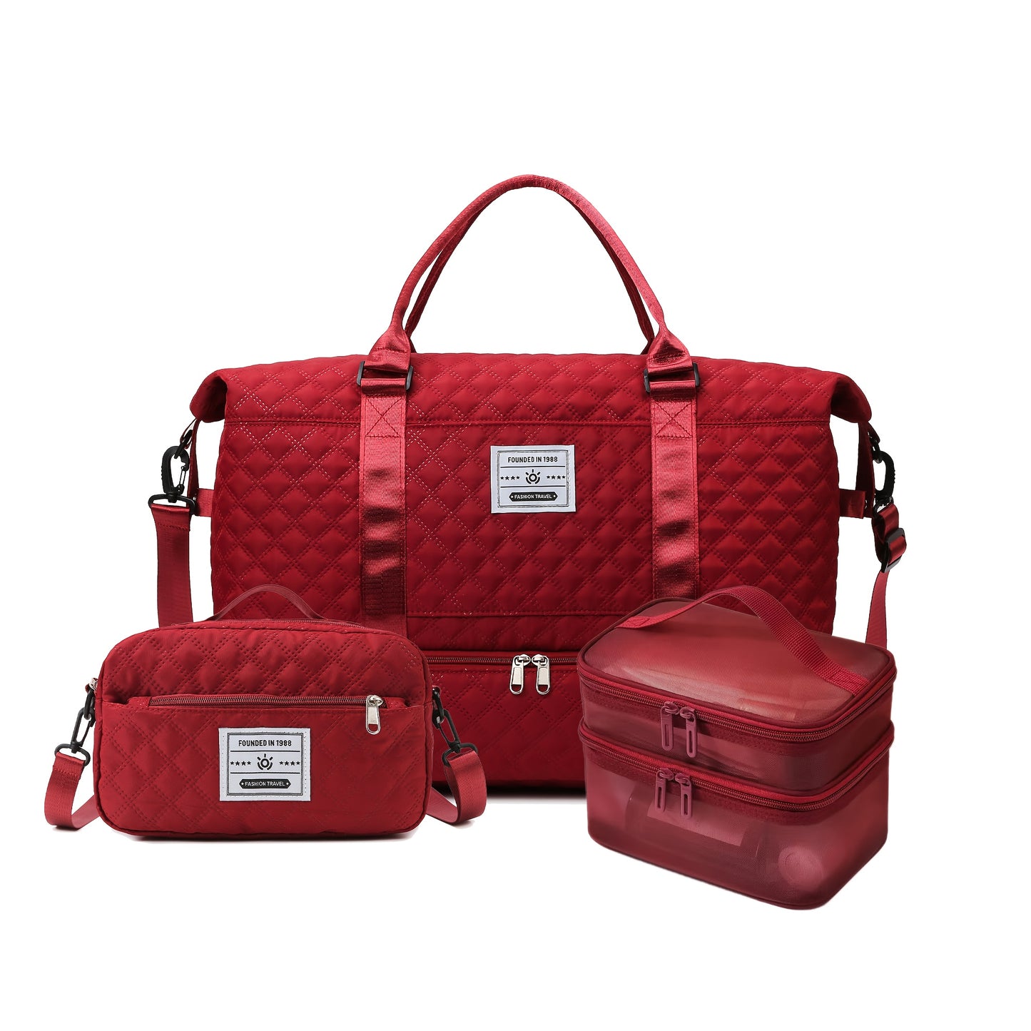 Sac de sport 1pc/3pcs voyage grande capacité avec compartiment chaussures - BMYANY