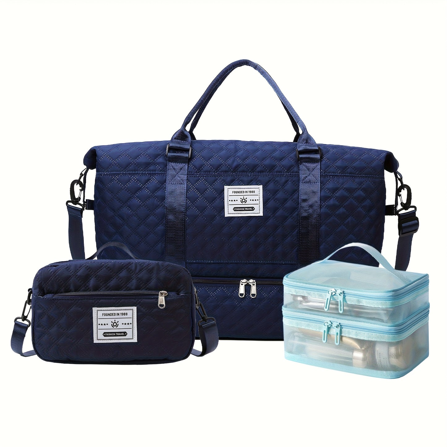 Sac de sport 1pc/3pcs voyage grande capacité avec compartiment chaussures - BMYANY