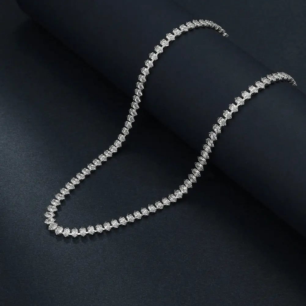 Set Bijoux Mariage Strass | Bracelet Boucles | Motif Cosmique - BMYANY