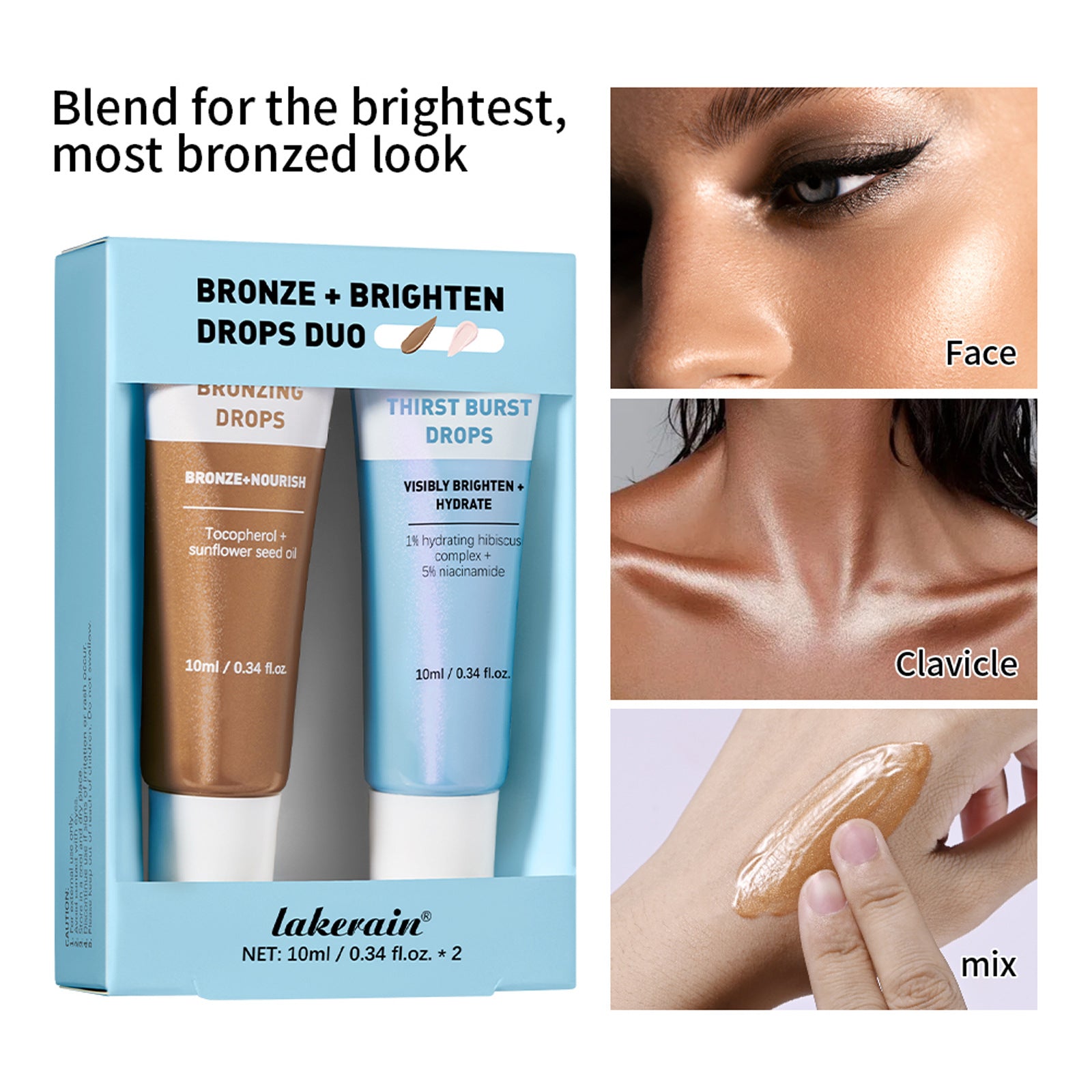 Set Bronzage Autobronzant Hydratant Nourrissant Éclat - BMYANY