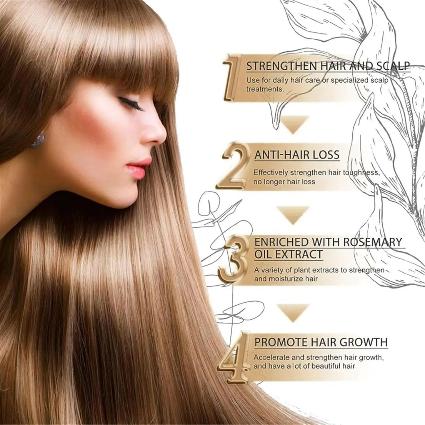 Shampoing Nourrissant pour Cheveux 300ml - Soin Capillaire Hydratant - BMYANY