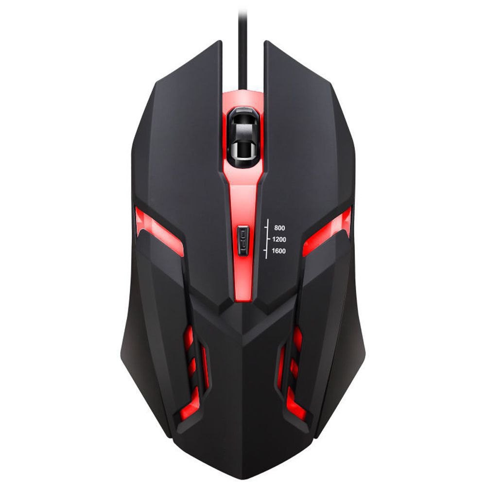 Souris Filaire Gaming E-sport USB Lumineuse avec Éclairage RGB  Colorée - BMYANY