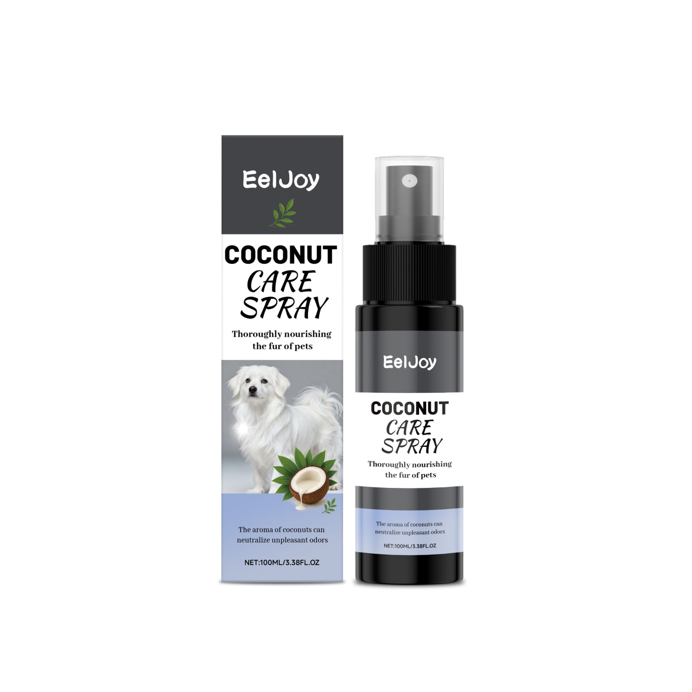 Spray de Soin à la Noix de Coco pour Animaux - BMYANY