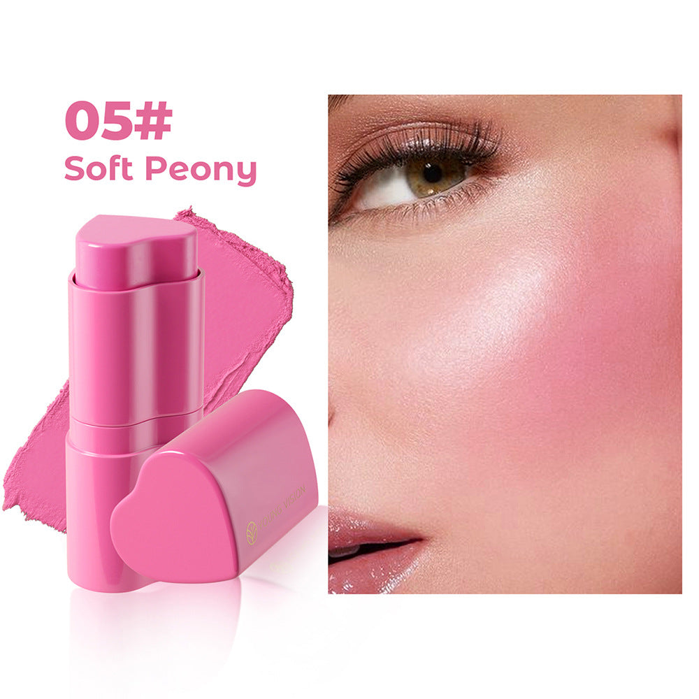 Stick Blush et Contour Cœur 6 Couleurs - Modification Faciale - BMYANY
