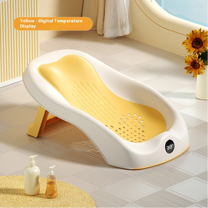 Support de Bain Portable pour Bébé Lavable Position Allongée - BMYANY