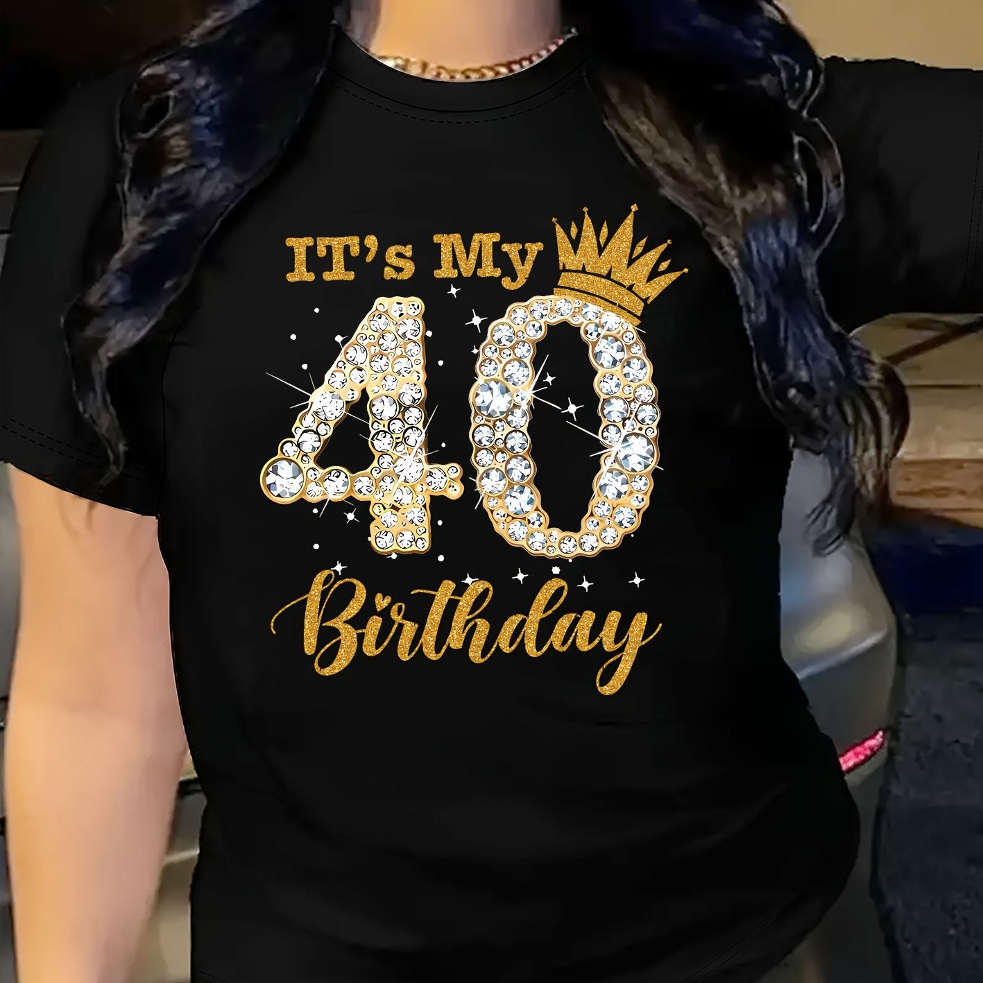 T-Shirt Femme 40e Anniversaire - Col Rond - BMYANY