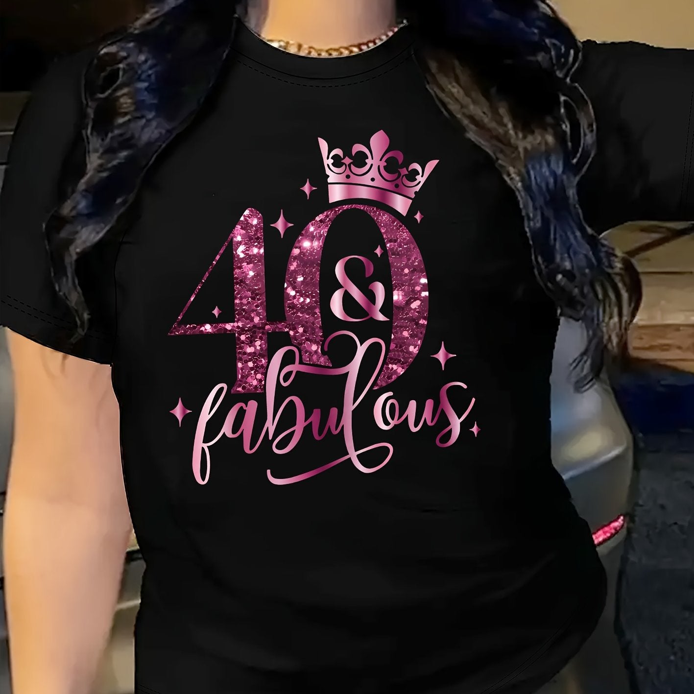 T-Shirt Femme 40e Anniversaire - Col Rond - BMYANY