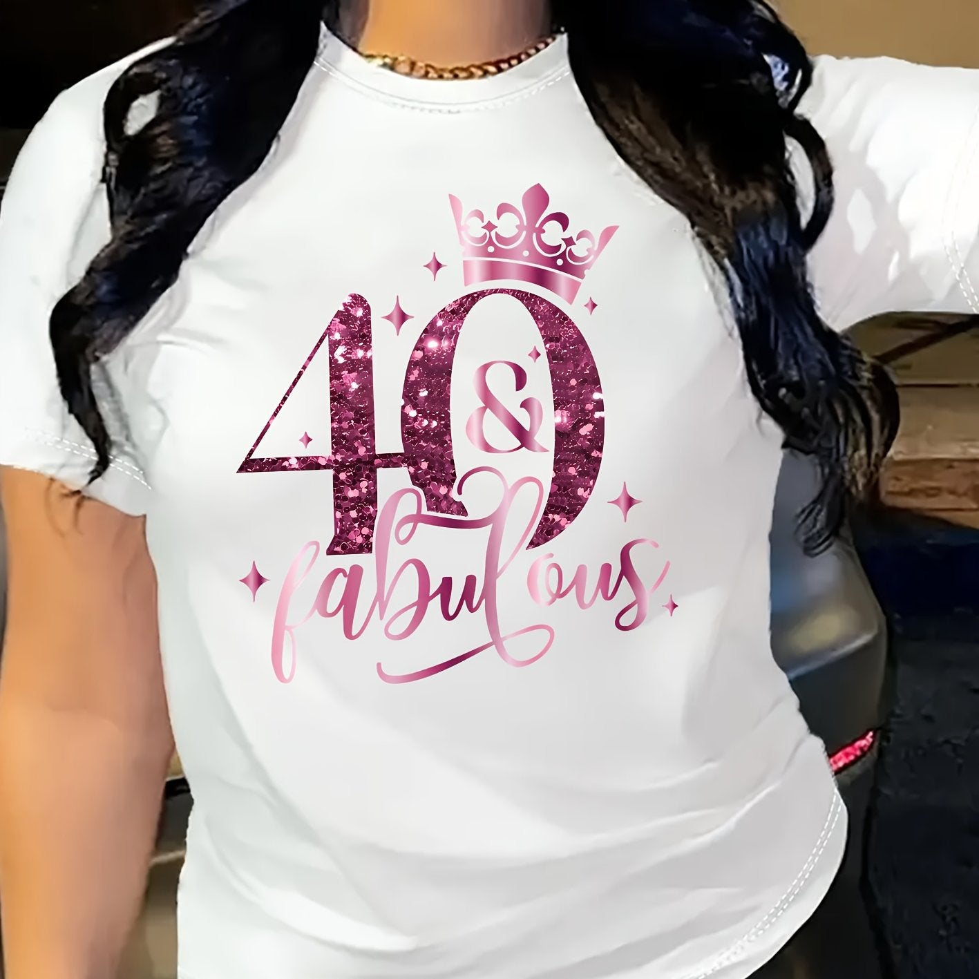 T-Shirt Femme 40e Anniversaire - Col Rond - BMYANY