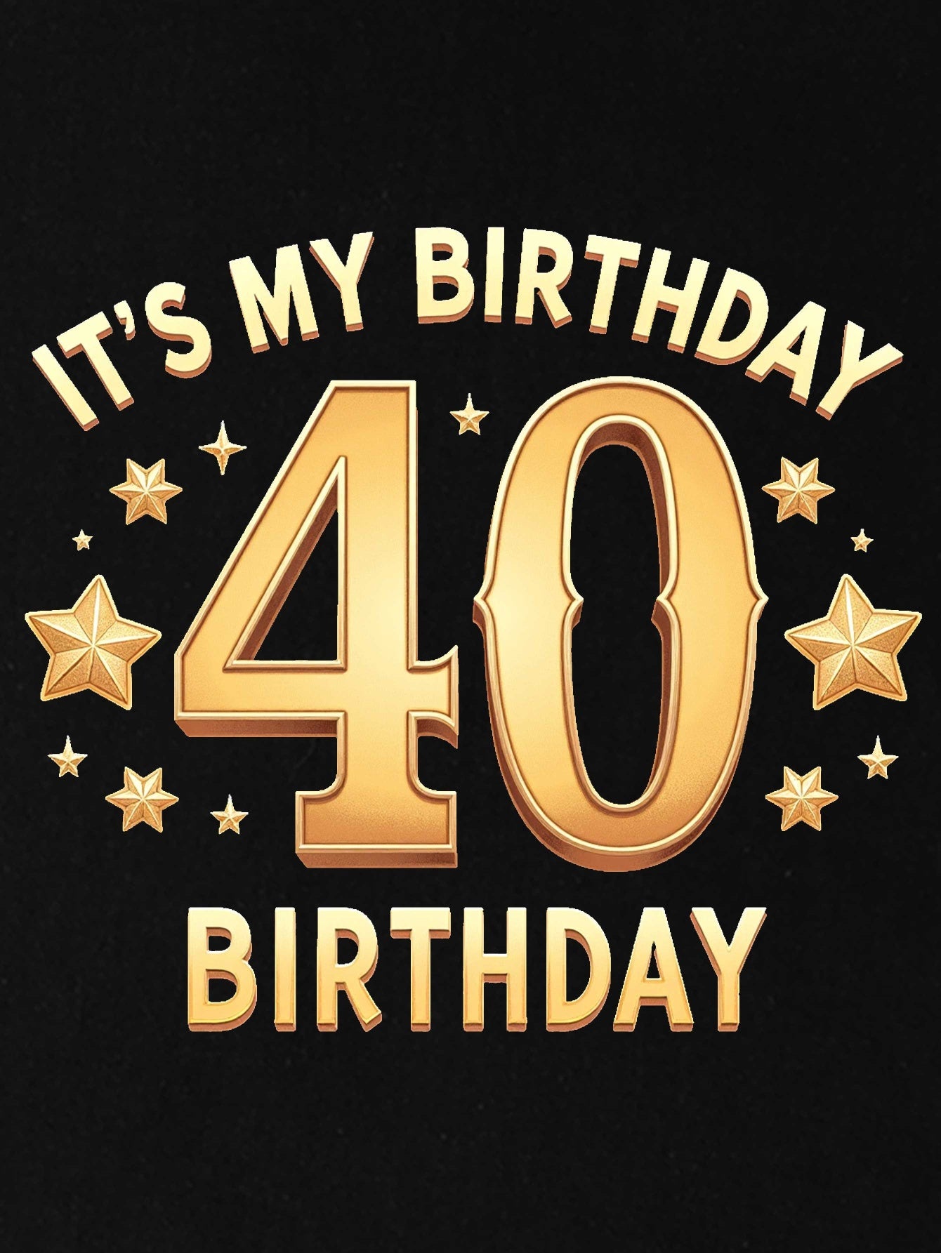 T-Shirt Homme 40e Anniversaire - Col Rond - BMYANY
