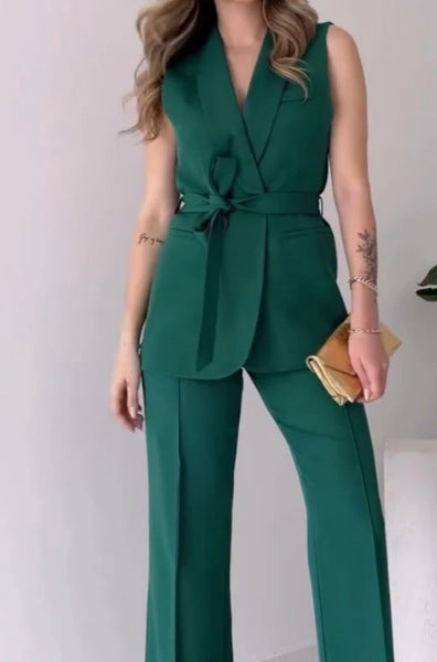 Tenue Femme Élégante Couleur Unie Casual Chic - BMYANY