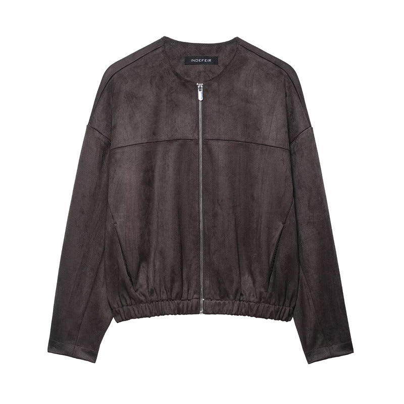 Veste Femme Velours Simple Élégante - BMYANY