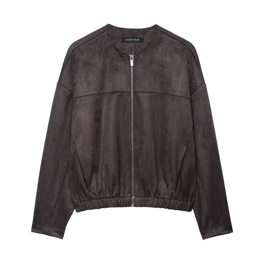 Veste Femme Velours Simple Élégante - BMYANY