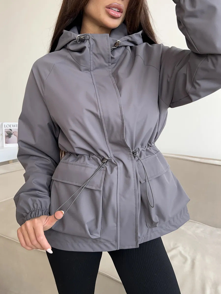 Veste Shell Décontractée pour Femme à Manches Longues - BMYANY