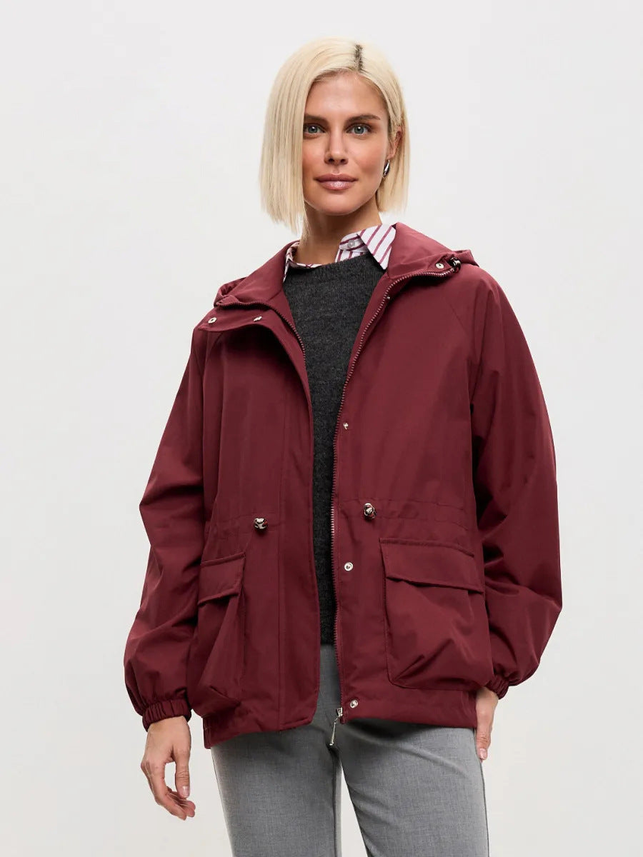 Veste Shell Décontractée pour Femme à Manches Longues - BMYANY